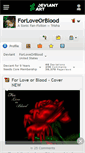 Mobile Screenshot of forloveorblood.deviantart.com