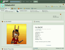 Tablet Screenshot of fantasticjessy.deviantart.com