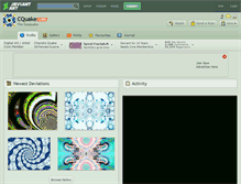 Tablet Screenshot of cquake.deviantart.com