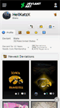 Mobile Screenshot of hellkatzx.deviantart.com