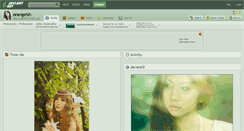 Desktop Screenshot of orangeish.deviantart.com