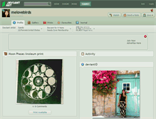Tablet Screenshot of melovebirds.deviantart.com