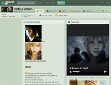 Tablet Screenshot of noctis-x-cloud.deviantart.com