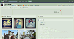 Desktop Screenshot of fujii-chama.deviantart.com