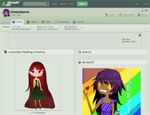 Tablet Screenshot of breezieowo.deviantart.com