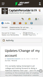 Mobile Screenshot of captainperoxide1619.deviantart.com