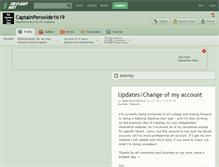 Tablet Screenshot of captainperoxide1619.deviantart.com