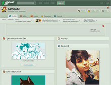 Tablet Screenshot of kamata12.deviantart.com