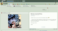 Desktop Screenshot of chuckdee.deviantart.com