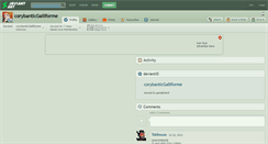 Desktop Screenshot of corybanticgalliforme.deviantart.com