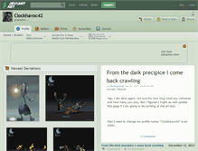 Tablet Screenshot of clockhavoc42.deviantart.com