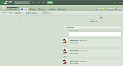 Desktop Screenshot of ninjakarelin.deviantart.com