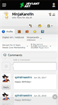 Mobile Screenshot of ninjakarelin.deviantart.com