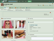 Tablet Screenshot of le-dernier-essai.deviantart.com