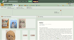 Desktop Screenshot of loplovinglydia.deviantart.com