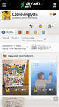 Mobile Screenshot of loplovinglydia.deviantart.com