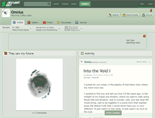 Tablet Screenshot of omnius.deviantart.com