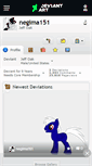 Mobile Screenshot of negima151.deviantart.com