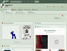 Tablet Screenshot of negima151.deviantart.com