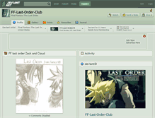 Tablet Screenshot of ff-last-order-club.deviantart.com