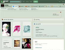 Tablet Screenshot of niche.deviantart.com