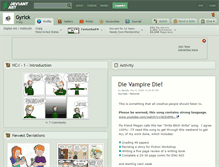 Tablet Screenshot of gyrick.deviantart.com