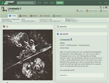 Tablet Screenshot of limetastic.deviantart.com