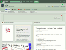 Tablet Screenshot of mhtg.deviantart.com
