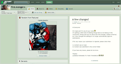 Desktop Screenshot of first-avenger.deviantart.com