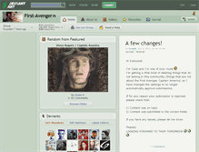Tablet Screenshot of first-avenger.deviantart.com