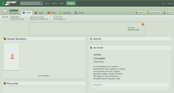 Desktop Screenshot of cyraax.deviantart.com