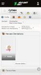 Mobile Screenshot of cyraax.deviantart.com