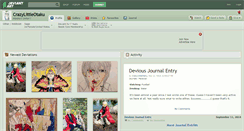 Desktop Screenshot of crazylittleotaku.deviantart.com
