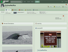 Tablet Screenshot of orcinuspacifica.deviantart.com