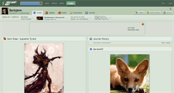 Desktop Screenshot of beckjann.deviantart.com