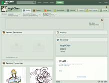Tablet Screenshot of mugi-chan.deviantart.com
