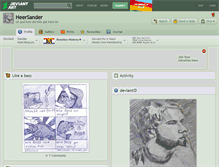 Tablet Screenshot of heersander.deviantart.com