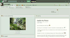 Desktop Screenshot of love-knight.deviantart.com