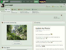Tablet Screenshot of love-knight.deviantart.com