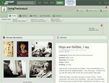 Tablet Screenshot of doingtheunstuck.deviantart.com