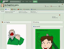Tablet Screenshot of my-fangirlisms-and-u.deviantart.com