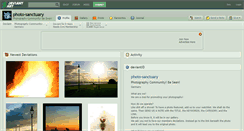 Desktop Screenshot of photo-sanctuary.deviantart.com