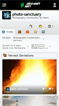 Mobile Screenshot of photo-sanctuary.deviantart.com