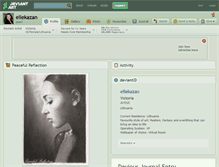 Tablet Screenshot of ellekazan.deviantart.com