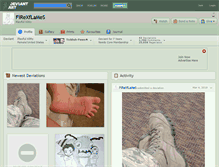 Tablet Screenshot of firexflames.deviantart.com