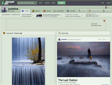Tablet Screenshot of justeline.deviantart.com