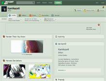 Tablet Screenshot of kamikaze8.deviantart.com