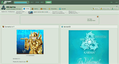 Desktop Screenshot of mk-karma.deviantart.com