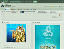 Tablet Screenshot of mk-karma.deviantart.com