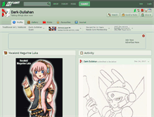 Tablet Screenshot of dark-dullahan.deviantart.com